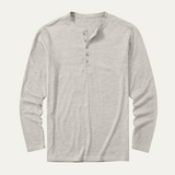 The Sheffield Men's Long Sleeve Henley Shirt - Modern Cotton Top