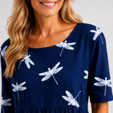 EVELINA-DRAGONFLY MIDI DRESS