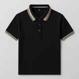 The Bellagio Striped Cotton Polo