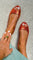 ADELINE GOLDEN SANDALS CHIC COMFORT